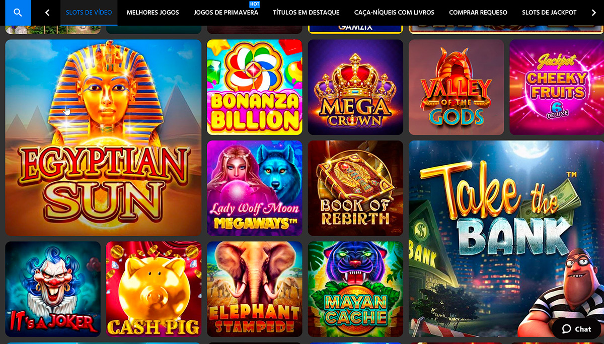 seleção de jogos slotimo